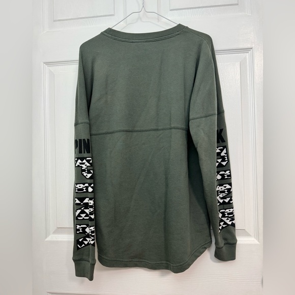 Victoria's Secret PINK Green Sweatshirt - Picture 5 of 5